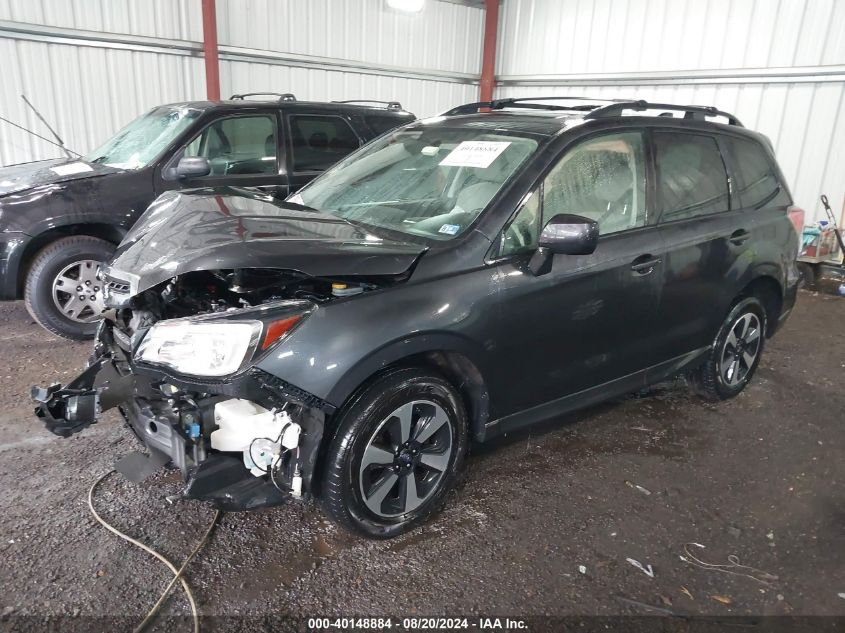 2018 Subaru Forester 2.5I Premium VIN: JF2SJAEC3JG594334 Lot: 40148884