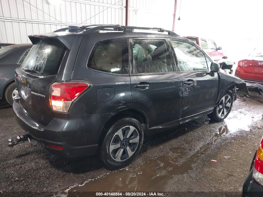 2018 Subaru Forester 2.5I Premium VIN: JF2SJAEC3JG594334 Lot: 40148884