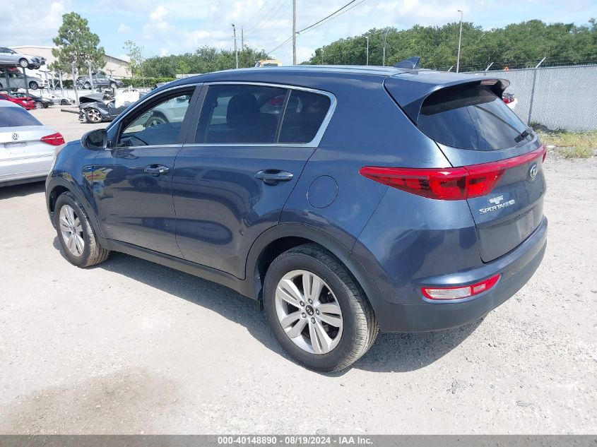 2018 Kia Sportage Lx VIN: KNDPM3AC4J7343576 Lot: 40148890