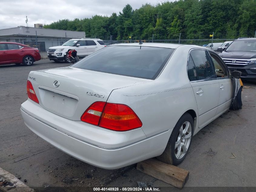 2001 Lexus Ls 430 VIN: JTHBN30F210051810 Lot: 40148928