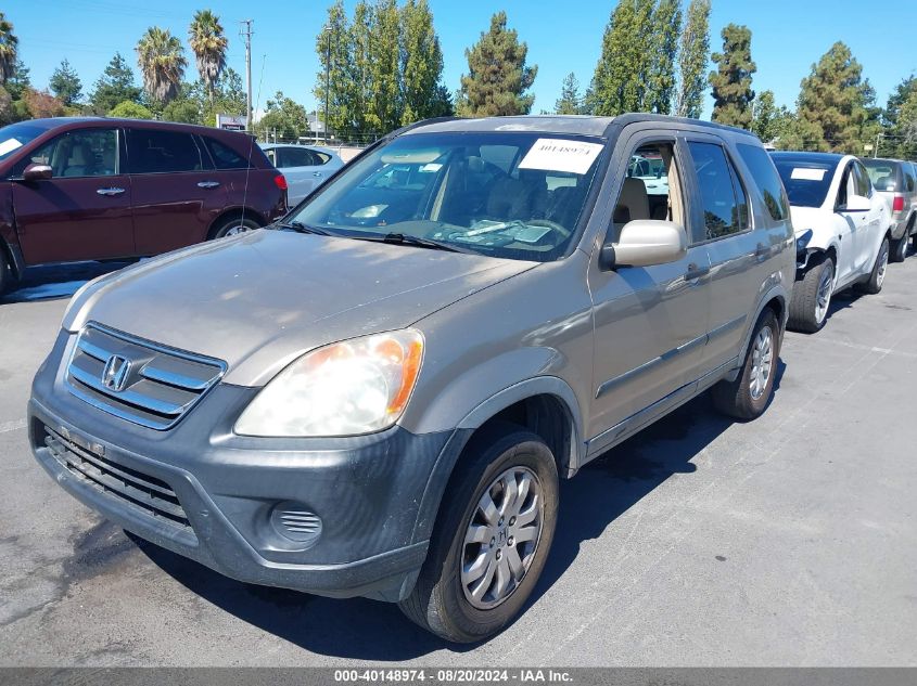 2006 Honda Cr-V Ex VIN: JHLRD688X6C017827 Lot: 40148974