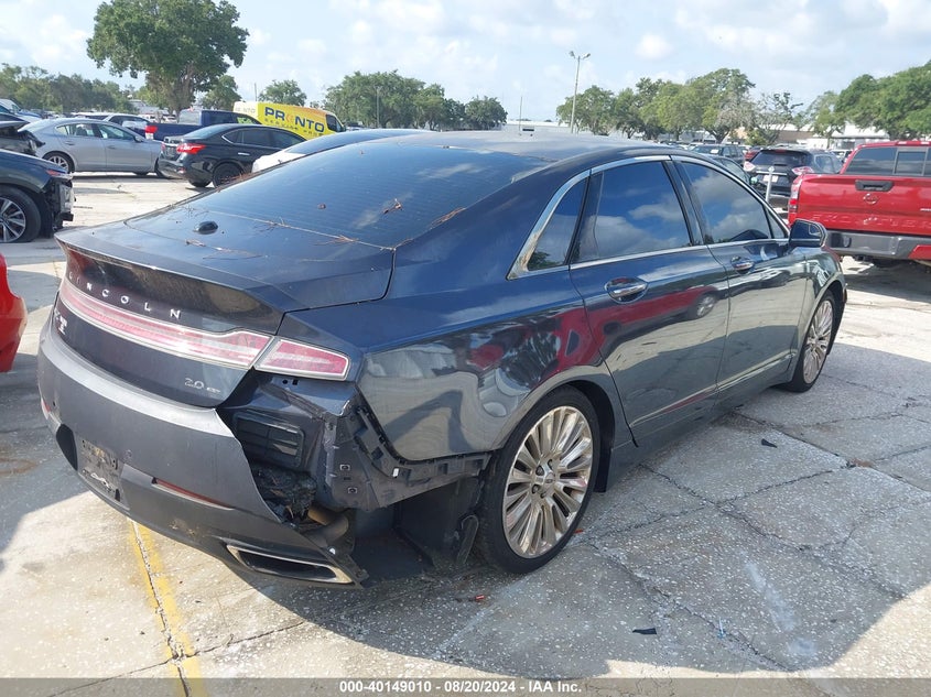 2013 LINCOLN MKZ VIN: 3LN6L2G99DR822086