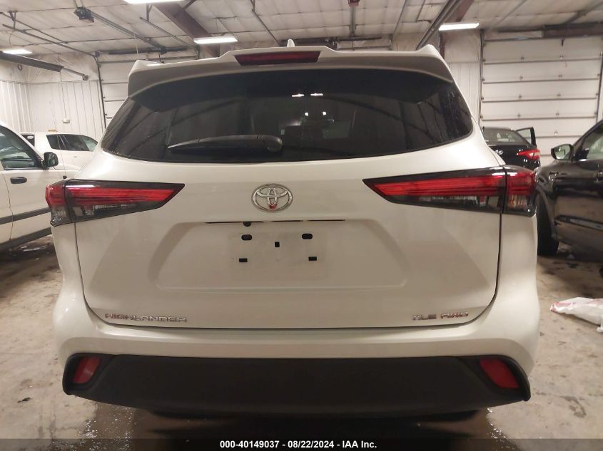 2021 Toyota Highlander Xle VIN: 5TDHZRBH7MS094994 Lot: 40149037