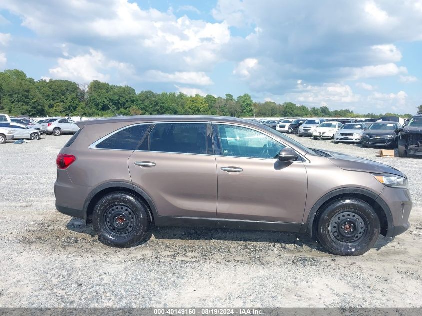 2019 Kia Sorento 2.4L Lx VIN: 5XYPG4A35KG566484 Lot: 40149160