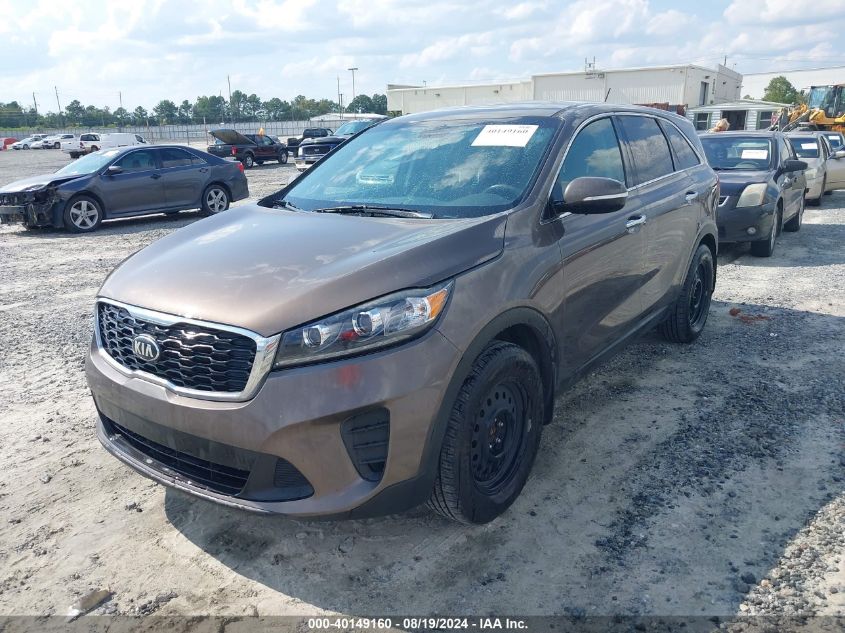 2019 Kia Sorento 2.4L Lx VIN: 5XYPG4A35KG566484 Lot: 40149160