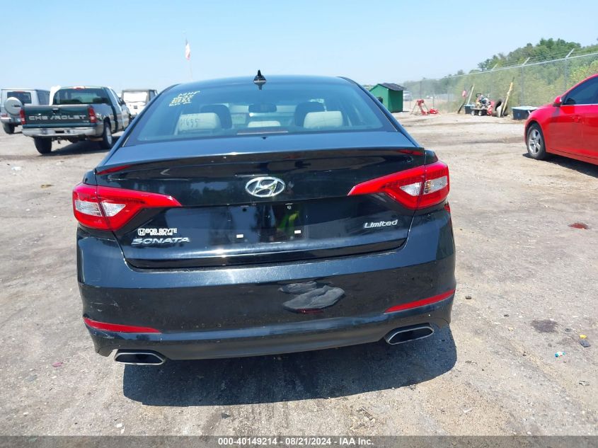 2017 Hyundai Sonata Sport/Limited VIN: 5NPE34AF7HH582569 Lot: 40149214