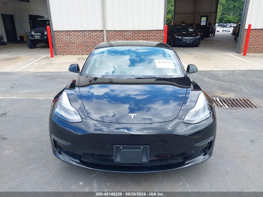 2022 Tesla Model 3 Long Range Dual Motor All-Wheel Drive VIN: 5YJ3E1EB6NF183668 Lot: 40149229