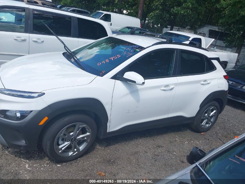 2023 Hyundai Kona Sel VIN: KM8K62AB2PU048455 Lot: 40149263