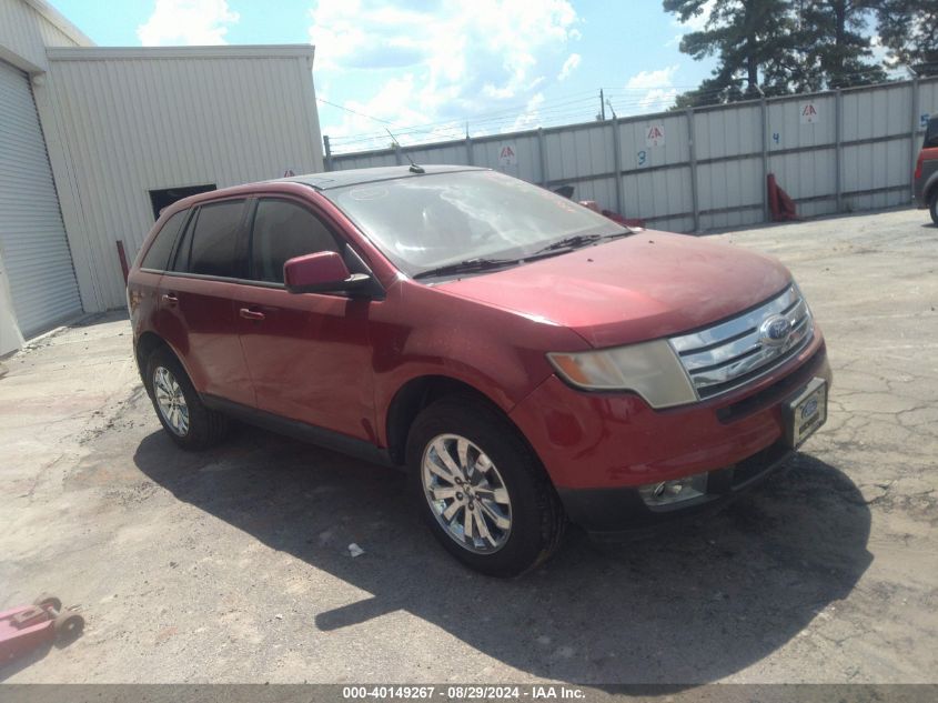 2007 Ford Edge Sel Plus VIN: 2FMDK39C37BA58392 Lot: 40740650