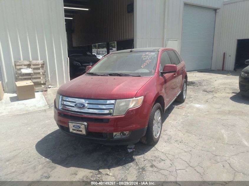 2007 Ford Edge Sel Plus VIN: 2FMDK39C37BA58392 Lot: 40740650