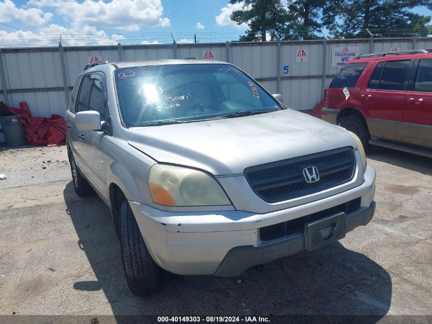 2003 Honda Pilot Ex-L VIN: 2HKYF18583H605690 Lot: 40876454