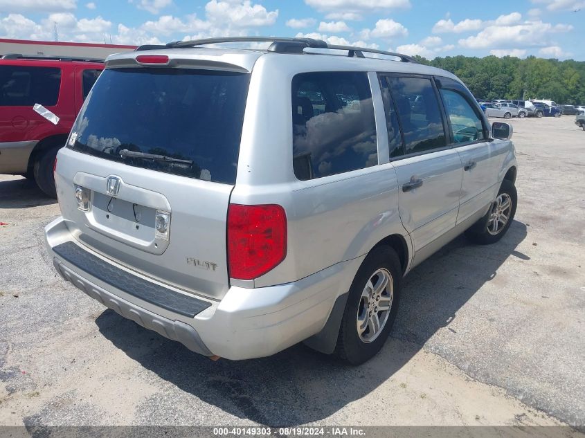 2003 Honda Pilot Ex-L VIN: 2HKYF18583H605690 Lot: 40876454