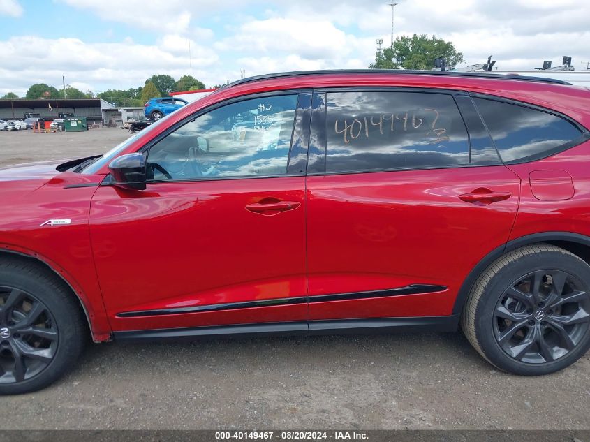 2023 Acura Mdx A-Spec VIN: 5J8YE1H08PL023308 Lot: 40149467