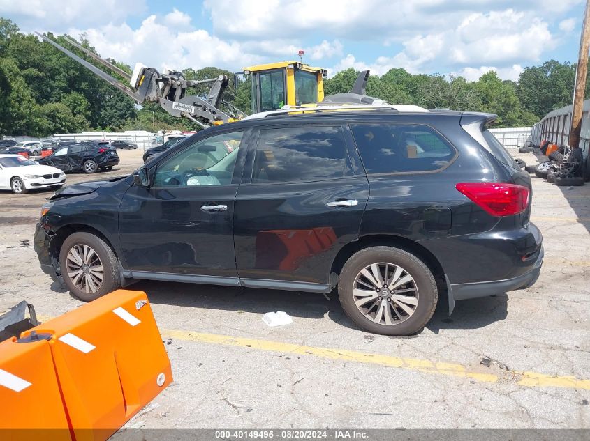 2018 Nissan Pathfinder S VIN: 5N1DR2MM8JC627086 Lot: 40149495