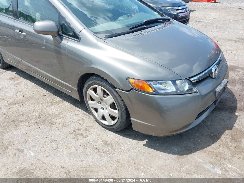 2007 Honda Civic Lx VIN: 2HGFA165X7H301723 Lot: 40149498