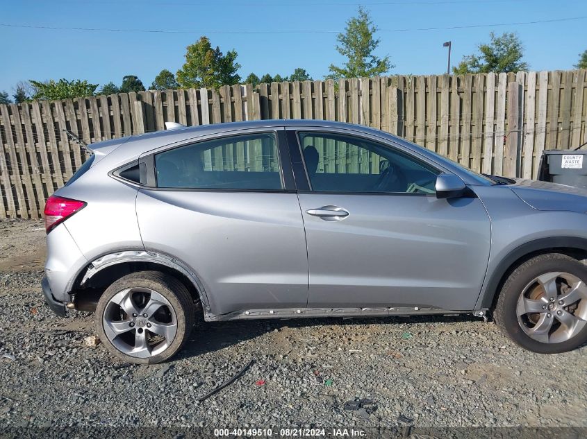 2018 Honda Hr-V Lx VIN: 3CZRU6H34JG706795 Lot: 40149510