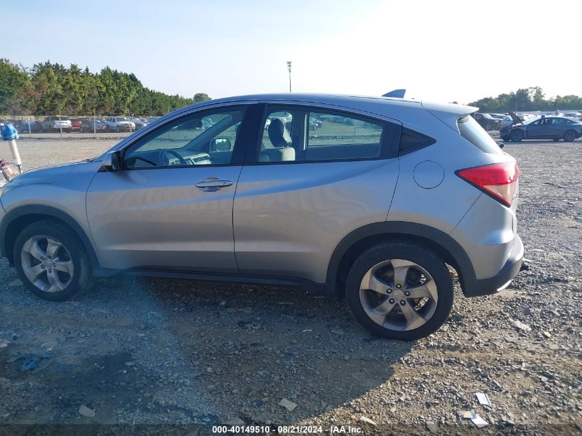 2018 Honda Hr-V Lx VIN: 3CZRU6H34JG706795 Lot: 40149510