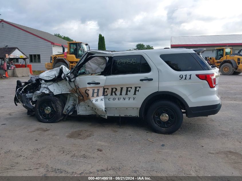 2018 Ford Police Interceptor Utility VIN: 1FM5K8AR6JGC16922 Lot: 40149518