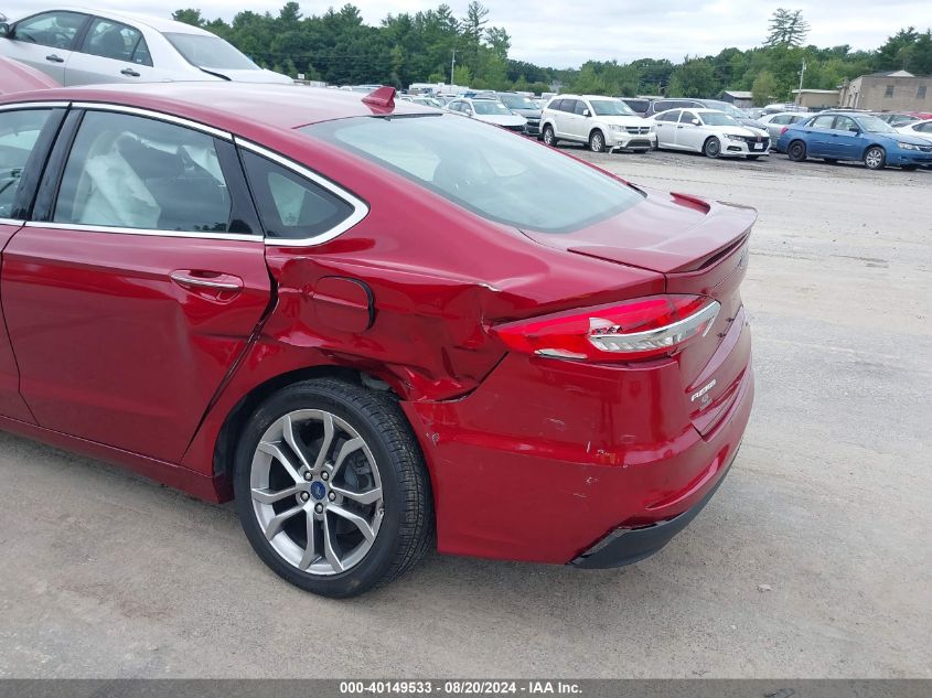 2019 Ford Fusion Hybrid Titanium VIN: 3FA6P0RU7KR157156 Lot: 40149533