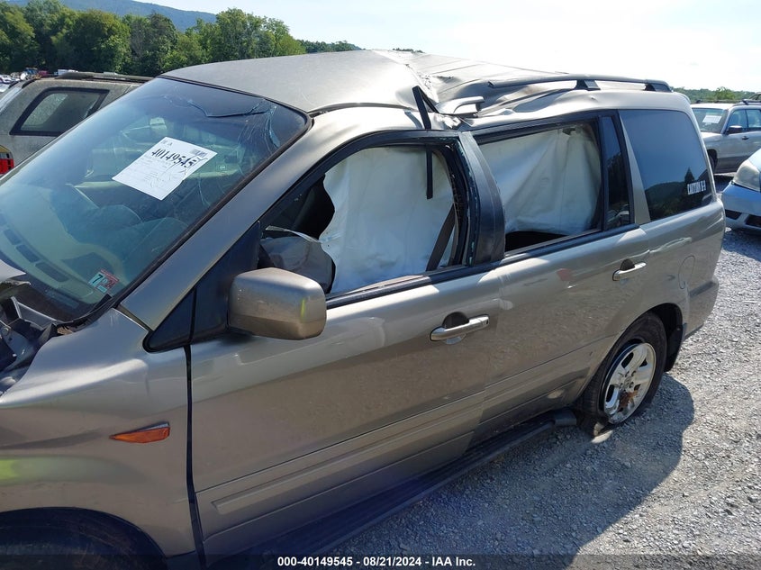 2008 Honda Pilot Vp VIN: 5FNYF18238B041328 Lot: 40149545