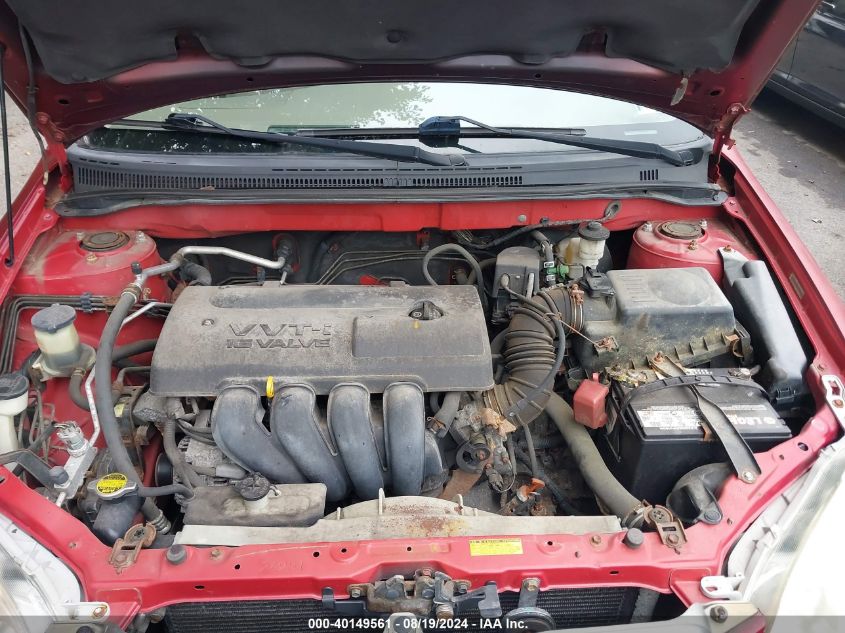 2004 Toyota Corolla Le VIN: 2T1BR38E44C169059 Lot: 40149561