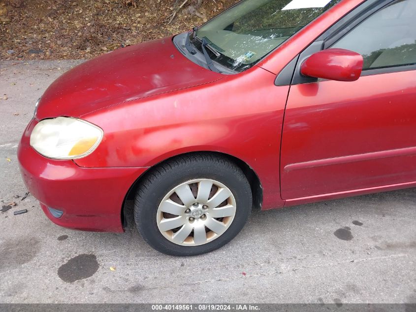 2004 Toyota Corolla Le VIN: 2T1BR38E44C169059 Lot: 40149561