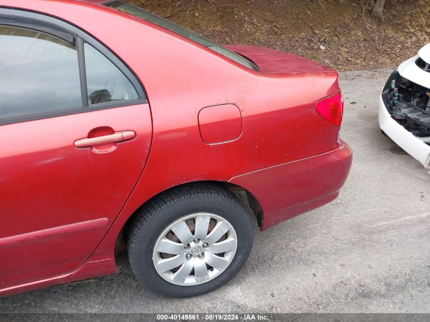 2004 Toyota Corolla Le VIN: 2T1BR38E44C169059 Lot: 40149561