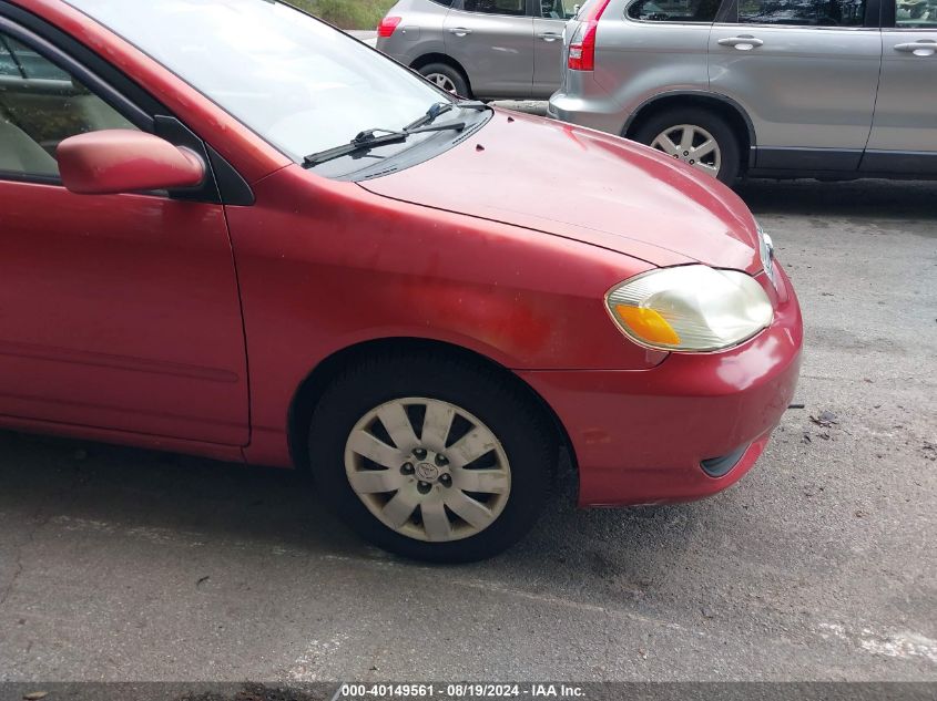 2004 Toyota Corolla Le VIN: 2T1BR38E44C169059 Lot: 40149561