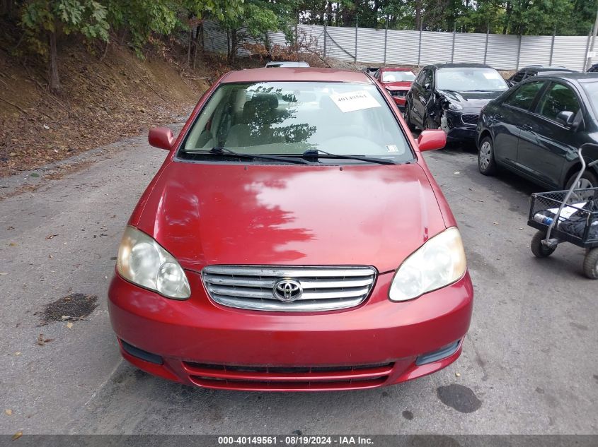 2004 Toyota Corolla Le VIN: 2T1BR38E44C169059 Lot: 40149561