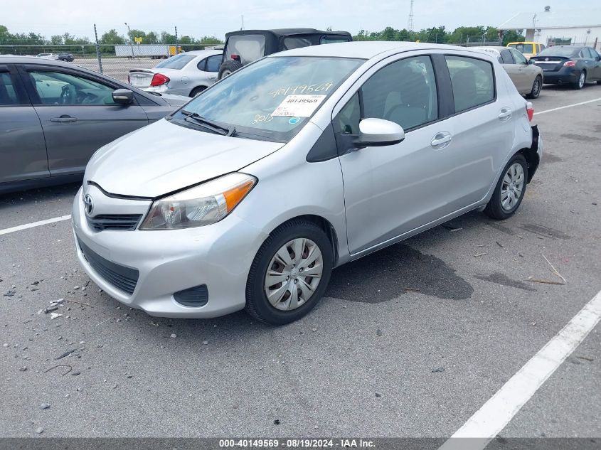 VIN JTDKTUD32DD553372 2013 Toyota Yaris, LE no.2