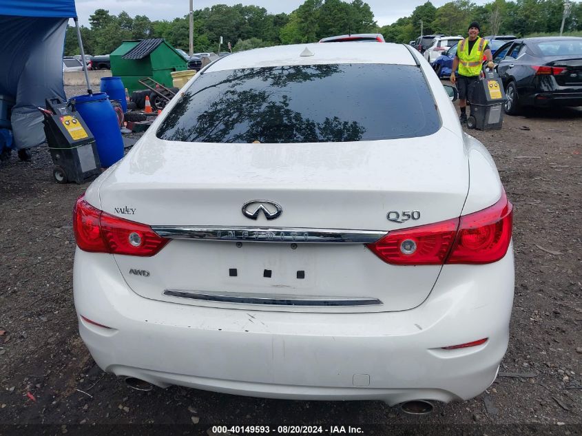 2015 Infiniti Q50 Premium/Sport VIN: JN1BV7AR9FM417749 Lot: 40149593