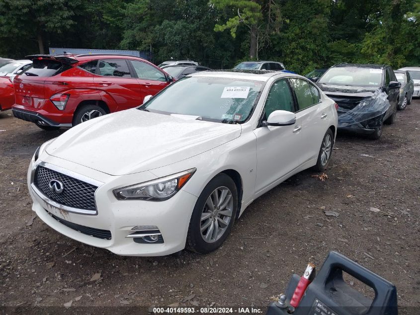 2015 Infiniti Q50 Premium/Sport VIN: JN1BV7AR9FM417749 Lot: 40149593