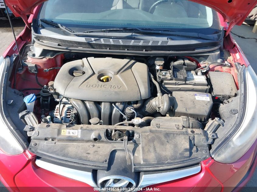KMHDH4AE2EU211899 2014 Hyundai Elantra Se/Sport/Limited