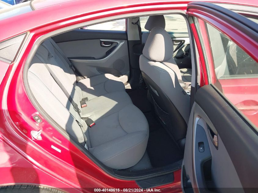 KMHDH4AE2EU211899 2014 Hyundai Elantra Se/Sport/Limited