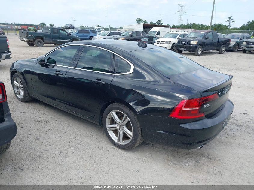 VIN YV1102AK6H1014419 2017 Volvo S90, T5 Momentum no.3