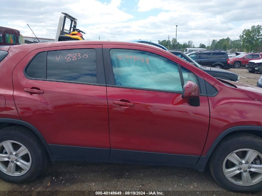 2021 Chevrolet Trax Awd Ls VIN: KL7CJNSB1MB338830 Lot: 40149649