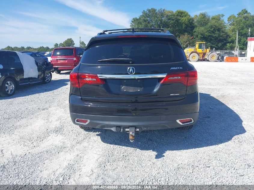 2014 Acura Mdx Technology Package VIN: 5FRYD4H47EB018752 Lot: 40149665