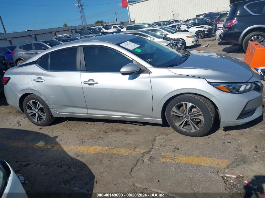 2022 Nissan Sentra Sv VIN: 3N1AB8CV6NY234292 Lot: 40149690