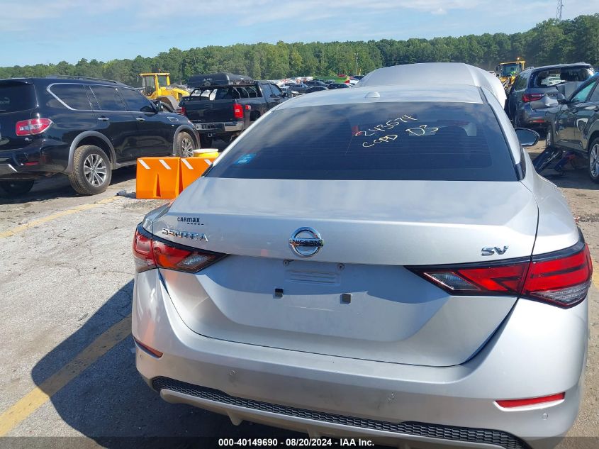 2022 Nissan Sentra Sv VIN: 3N1AB8CV6NY234292 Lot: 40149690