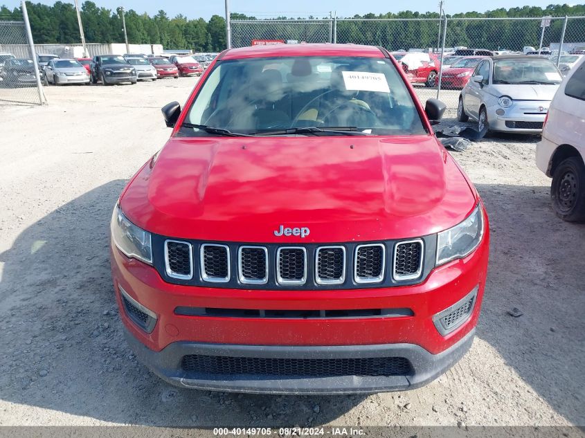 2018 Jeep Compass Sport VIN: 3C4NJCAB4JT250818 Lot: 40149705