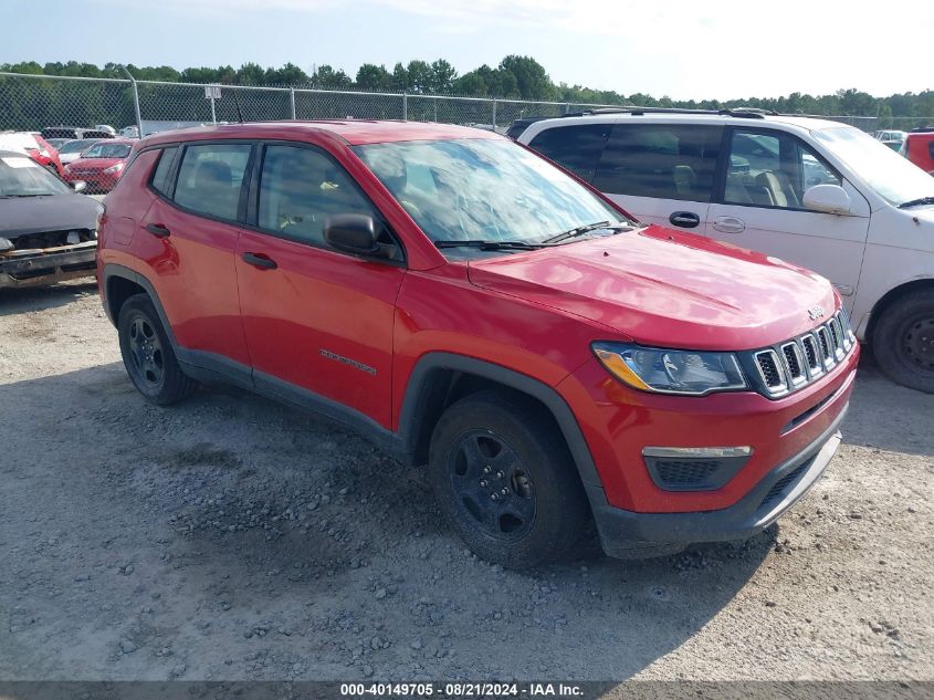 2018 Jeep Compass Sport VIN: 3C4NJCAB4JT250818 Lot: 40149705