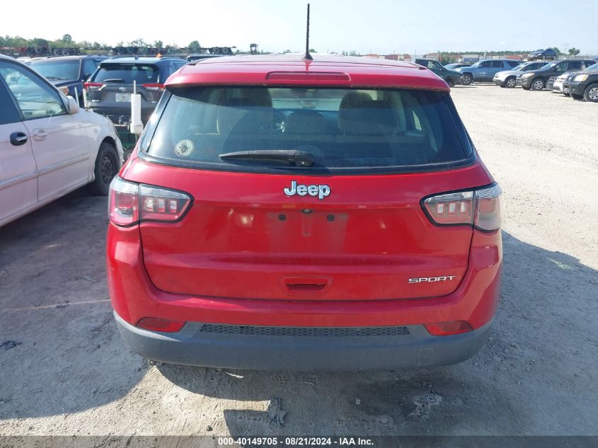 2018 Jeep Compass Sport VIN: 3C4NJCAB4JT250818 Lot: 40149705