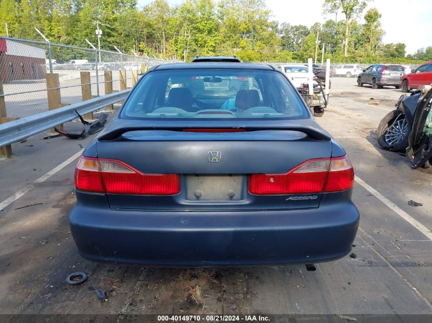 2000 Honda Accord Ex VIN: 1HGCG5657YA118286 Lot: 40149710