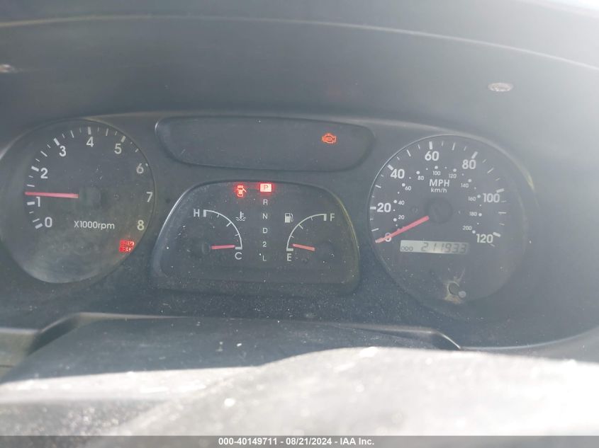 2001 Kia Sportage Ex/Limited VIN: KNDJA723815031292 Lot: 40149711