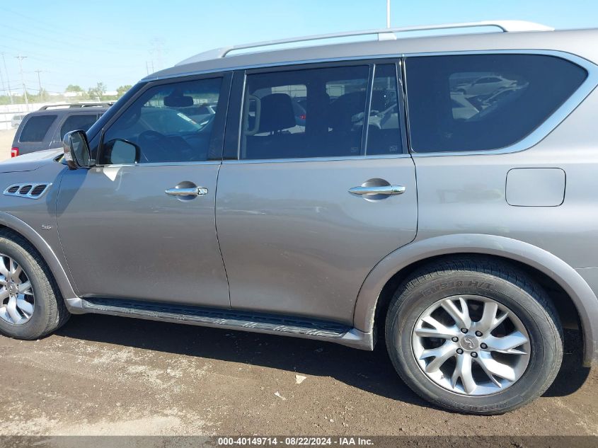 2014 Infiniti Qx80 VIN: JN8AZ2NE8E9065129 Lot: 40149714