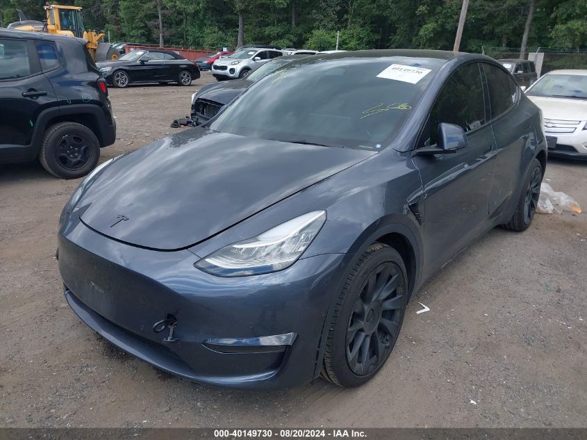 2022 Tesla Model Y VIN: 7SAYGDEE6NF481409 Lot: 40149730