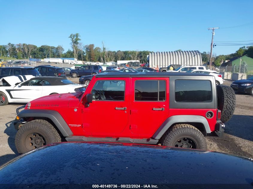 2012 Jeep Wrangler Unlimited Rubicon VIN: 1C4BJWFG7CL124721 Lot: 40149736