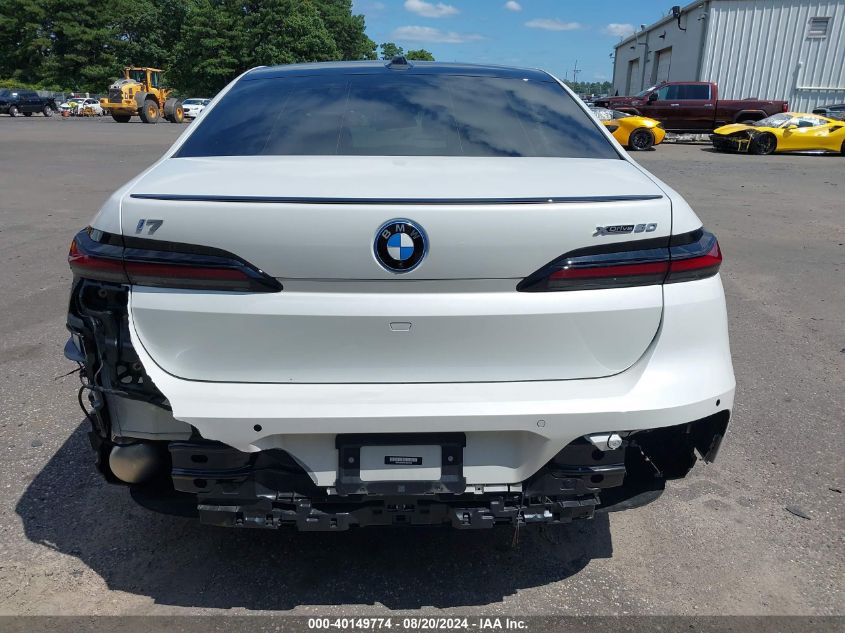 2023 BMW I7 xDrive60 VIN: WBY53EJ04PCM97036 Lot: 40149774