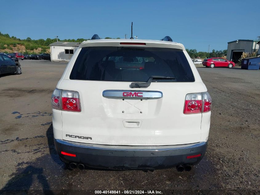 2010 GMC Acadia Sle VIN: 1GKLRLED0AJ241654 Lot: 40149841