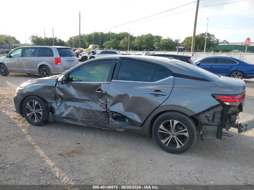 2020 Nissan Sentra Sv VIN: 3N1AB8CVXLY213667 Lot: 40149875